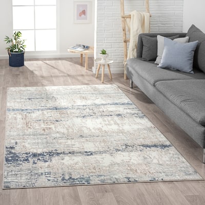 Sevita Modern Abstract Polyester Indoor Area Rug