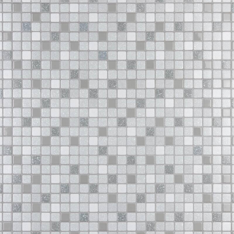 Merola Tile Crystalline Square Grey 12" x 12" Porcelain Floor and Wall Tile