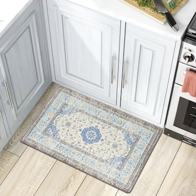 World Rug Gallery Persian Traditional Anti Fatigue Standing Mat