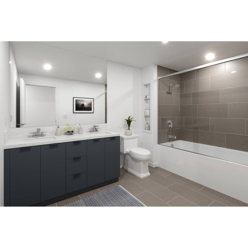 Pfister LG48-PFM0 Pfirst Modern 1.2 GPM Centerset Bathroom Faucet