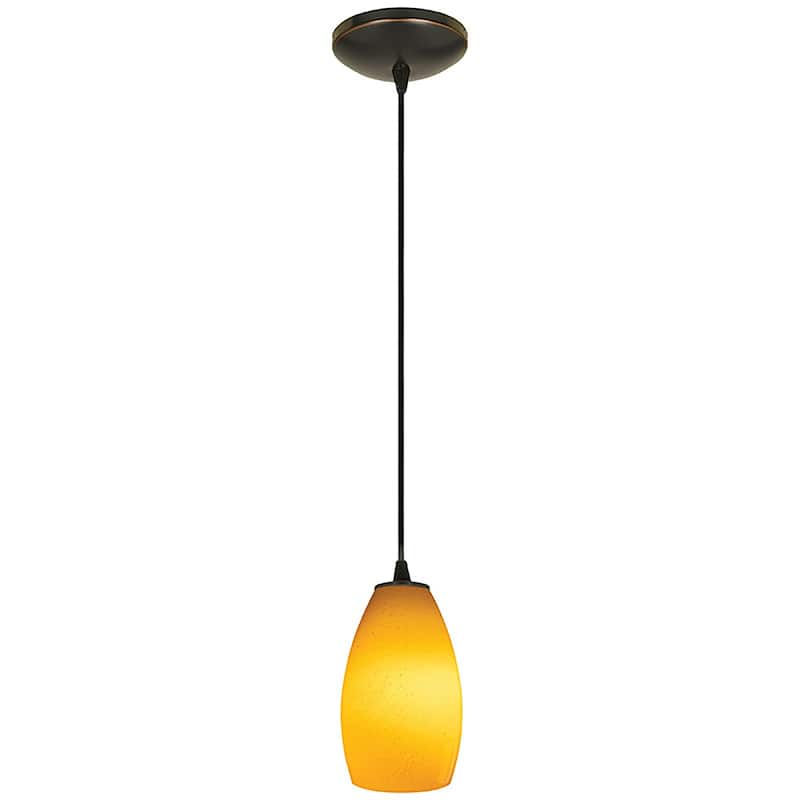 Access Lighting Champagne 1 Light LED Pendant - 5" Wide with Maya