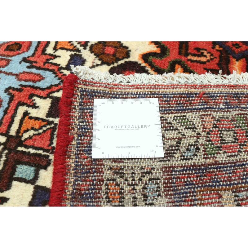 ECARPETGALLERY Hand-knotted Andelz Red Wool Rug - 3'2 x 4'9