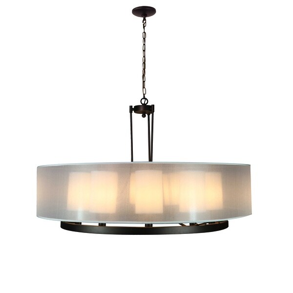 modern fabric chandelier