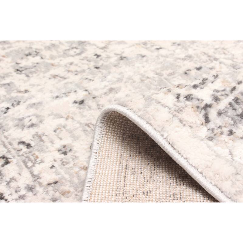 ECARPETGALLERY Machine Made Mira Grey Area Rug