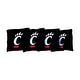preview thumbnail 1 of 1, Cincinnati Bearcats Black Cornhole Bags All-Weather Resin Filled