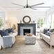 preview thumbnail 18 of 22, MLiAN 96 In. 6 Aluminium Blades Indoor Ceiling Fan with Light Kit and Remote - 96"