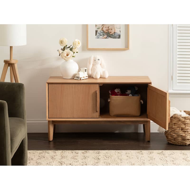 Kate and Laurel McCutcheon Floor Media Cabinet
