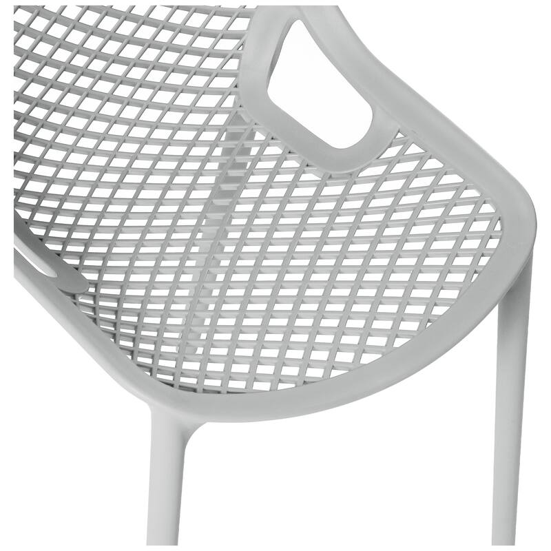 Frond and Form Outdoor Stacking Dining Side Chair (Set of 2)