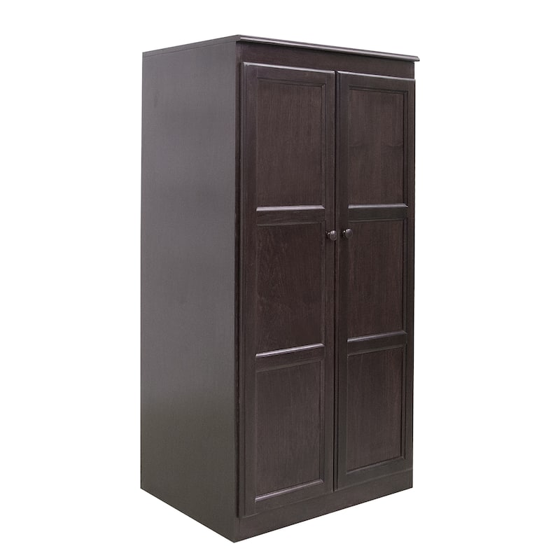 Concepts in Wood Armoire Wardrobe Closet, 5 ft Tall