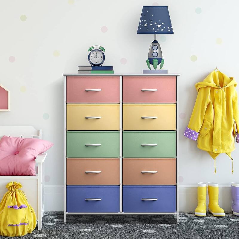 Dressers for Bedroom with 10 Drawers, Chest of Drawers for Bedroom