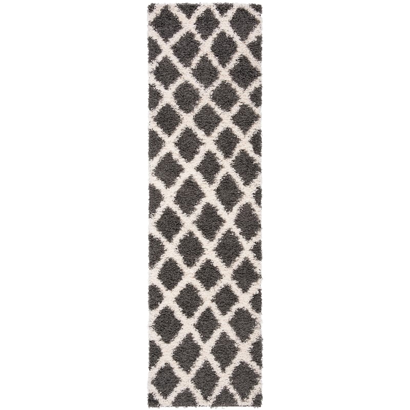 SAFAVIEH Dallas Shag Teja Trellis 1.5-inch Thick Rug