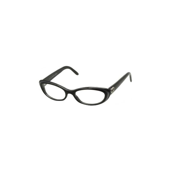 Gucci Womens Eyeglasses 3515 E6Q/17 Plastic Cat Eye Dark Grey Frames - dark grey black