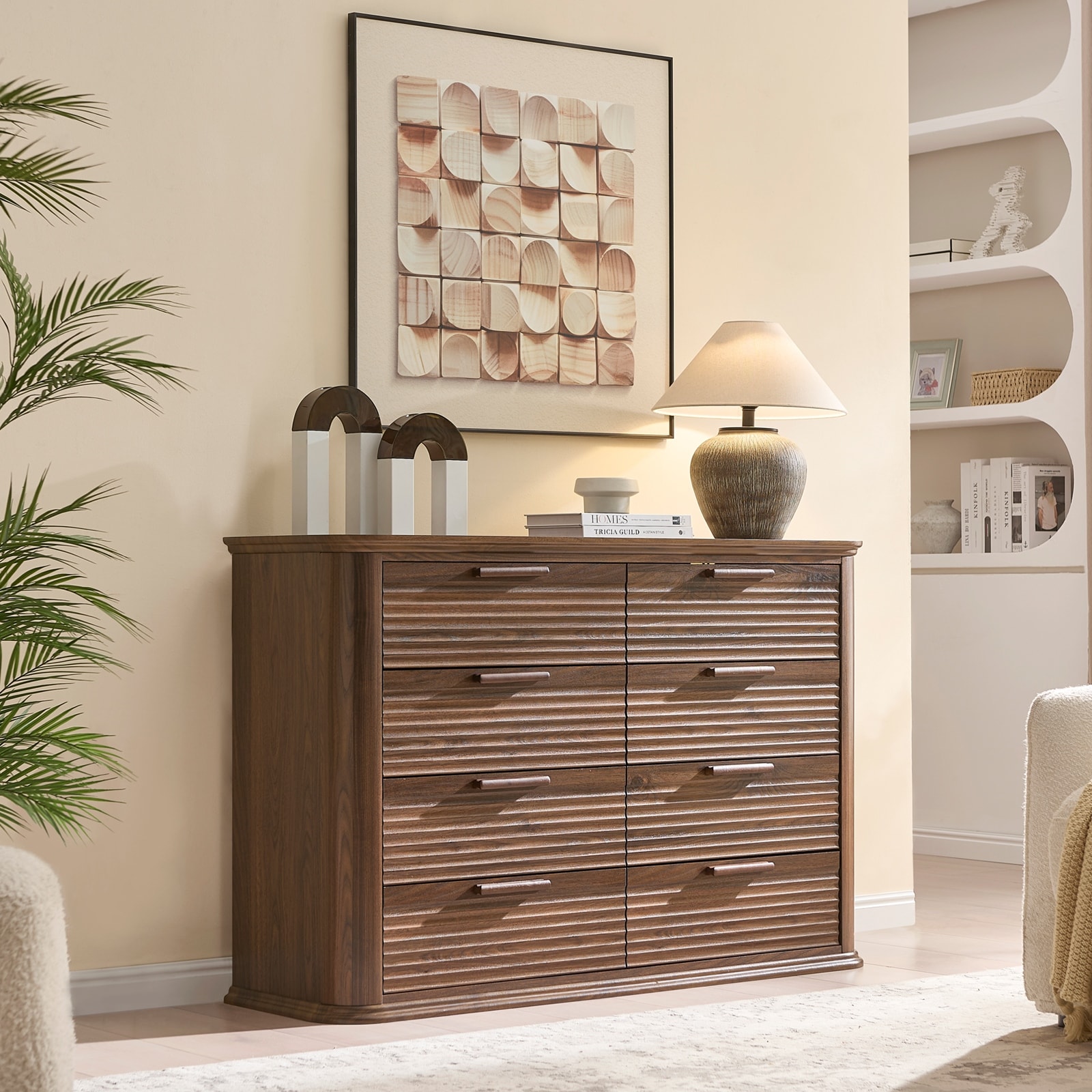 Modern 8 Drawer Dresser for Bedroom, Chest of Drawers