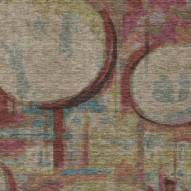 HomeRoots Geometric Transitional Rectangle Outdoor Rug