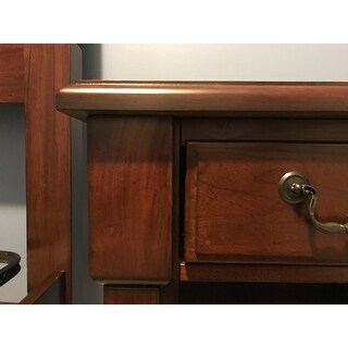 The Aspen Collection Rustic Cherry Queen-size Bed and 