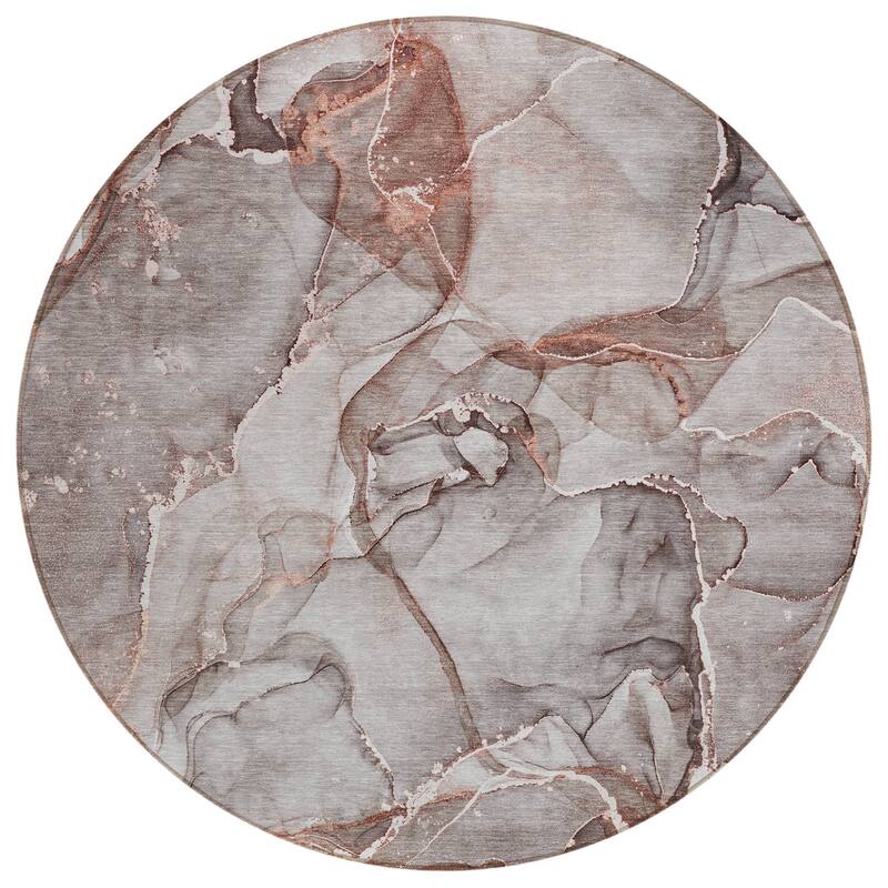 Almiz Artistic Abstract Weather Resistant Timeless Fusion Runner Outdoor Rug