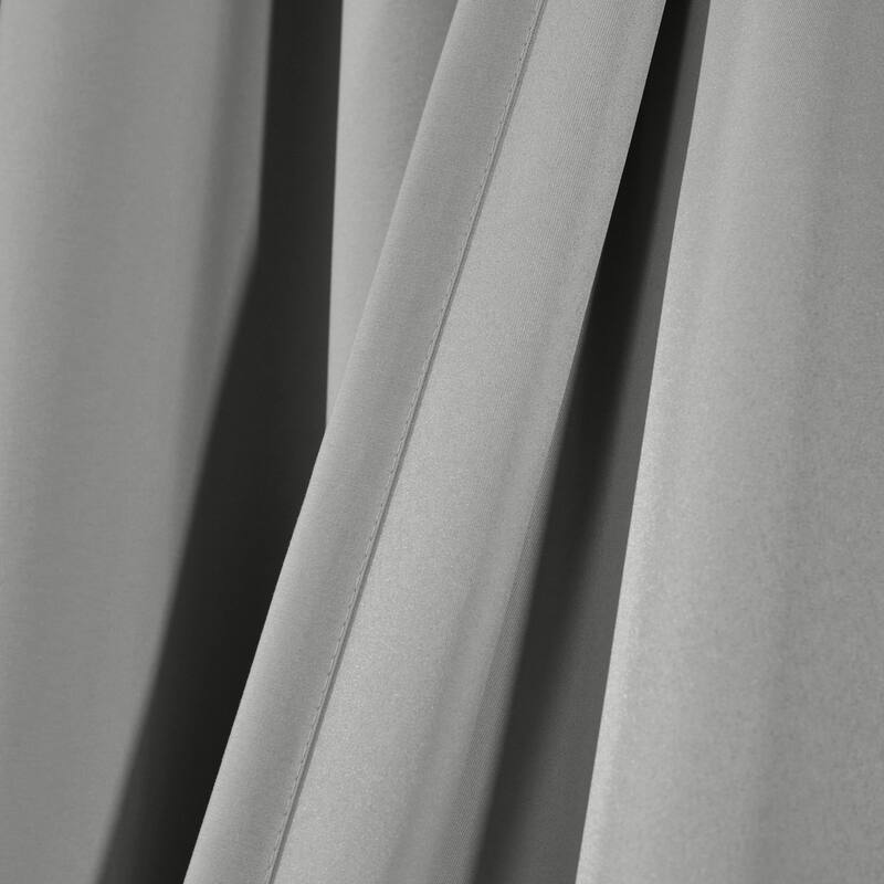 Lush Decor Allison Ruffle Window Curtain Panel Pair