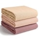 preview thumbnail 15 of 30, Muslin Swaddle Blankets Pack of 3 by Comfy Cubs Cream, Blush, Mauve