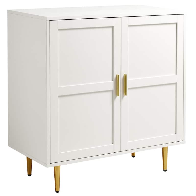 2-Door Storage Cabinet with Adjustable Shelves