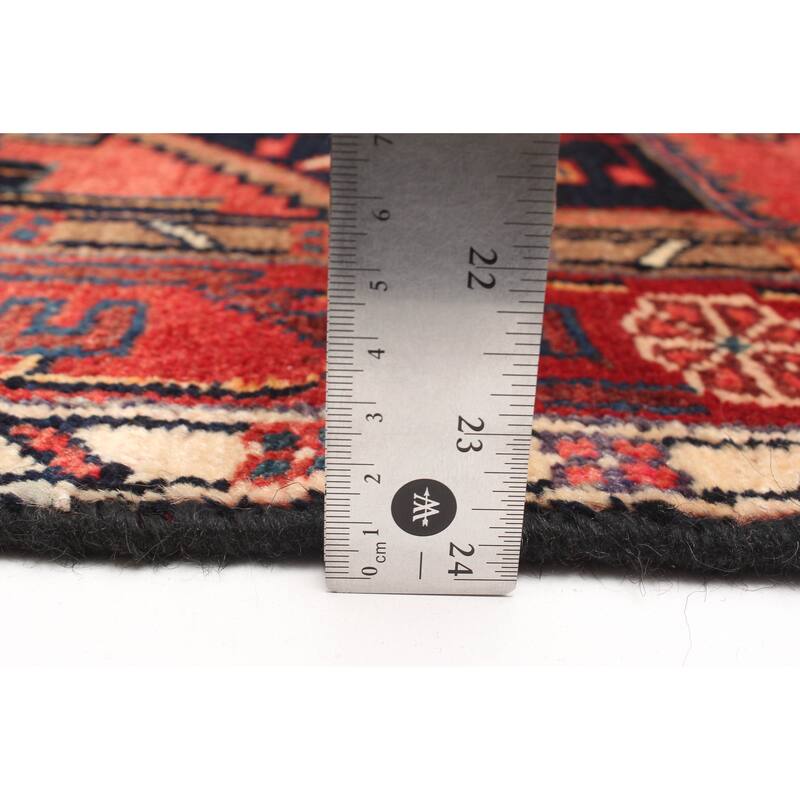 ECARPETGALLERY Hand-knotted Anatolian Vintage Red Wool Rug - 4'0 x 6'11