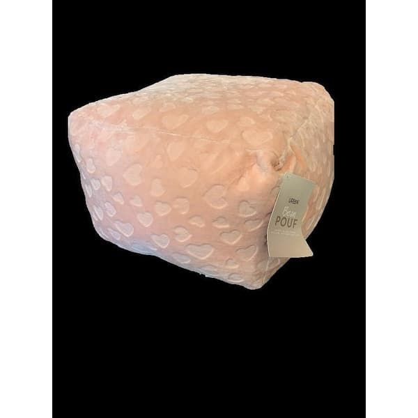 slide 1 of 1, Urban Lifestyle Hearts Bean Bag Pouf