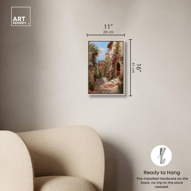 Mediterranean Charm I Canvas by Art Remedy
