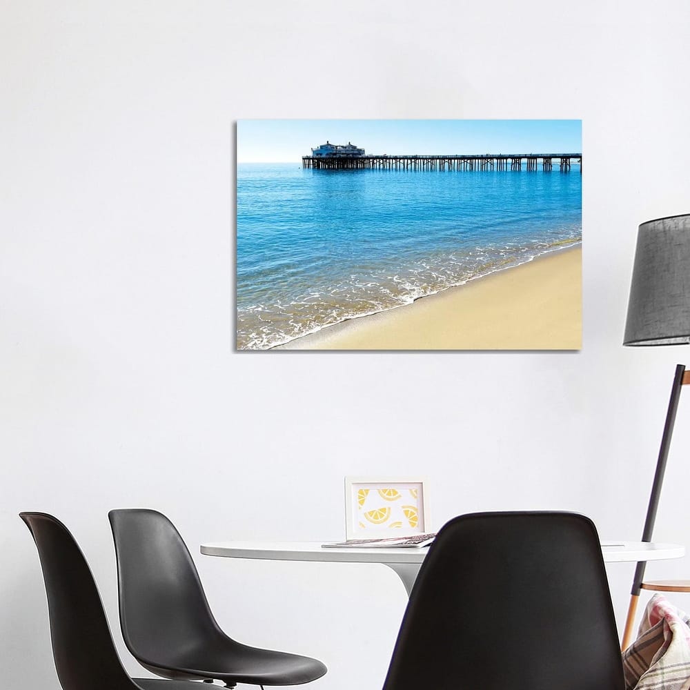 iCanvas "Pier Malibu Beach I" by Susanne Kremer Canvas Print