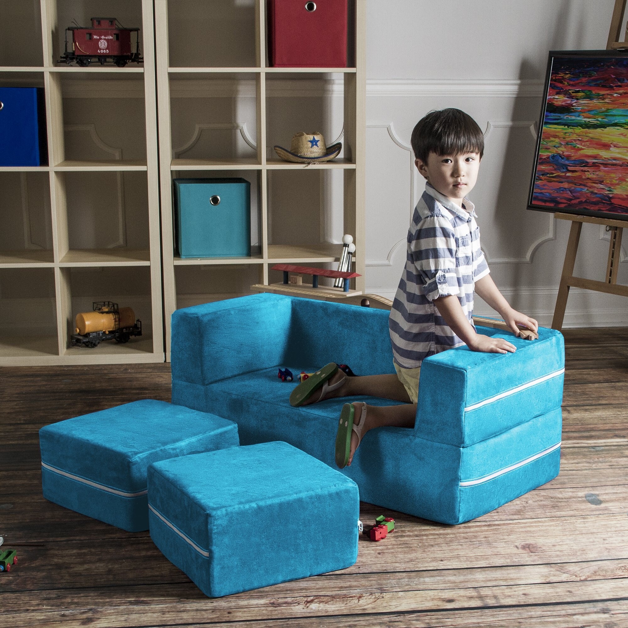 Jaxx Zipline Playscape - Imaginative Furniture Playset for Creative Kids -  On Sale - Bed Bath & Beyond - 32848836