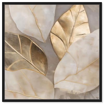 Golden Cascades Canvas by Art Remedy