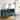 Navy Blue TV Stand Television Cabinet wirh Glass Door, Media Storage Cabinets Console Table for Living Room Kitchen Sideboard