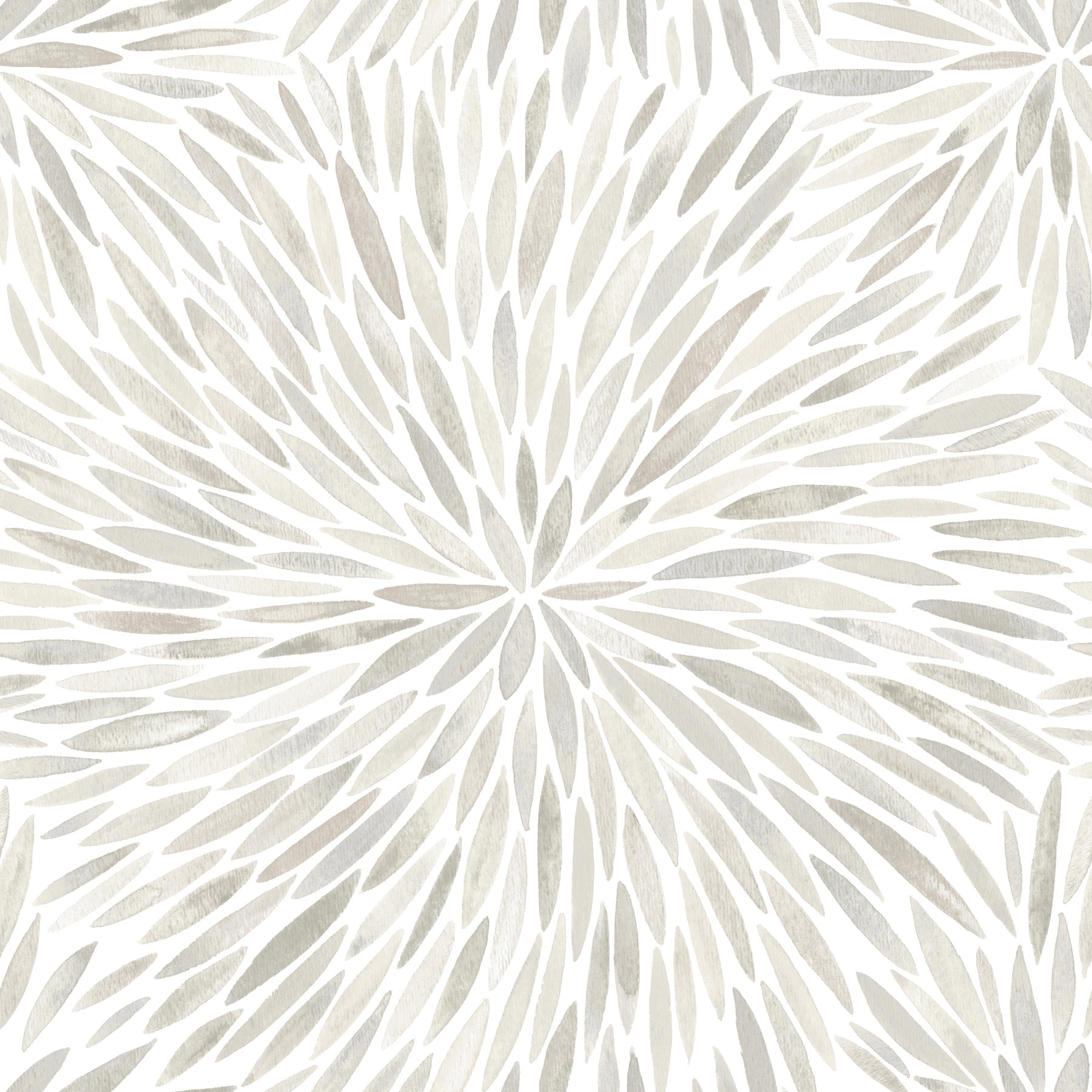 Neutral Cat Coquillette Burst Peel and Stick Wallpaper