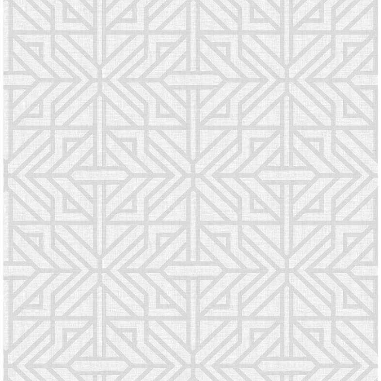 A-Street Prints Hesper Grey Geometric Wallpaper