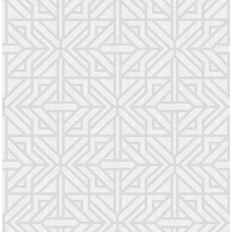 A-Street Prints Hesper Grey Geometric Wallpaper