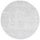 preview thumbnail 6 of 7, SAFAVIEH Handmade Ebony Bettye Modern Rug 6' Round - Grey/Ivory - Round