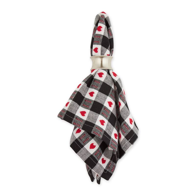 DII Valentines Day Print Napkin (Set of 6)