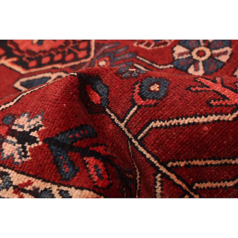 ECARPETGALLERY Hand-knotted Konya Anatolian Red Wool Rug - 3'10 x 6'9