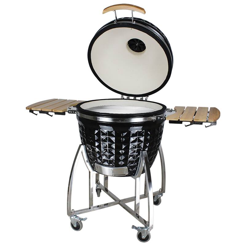 26" Comfortbilt Kamado Grill in Black - N/A