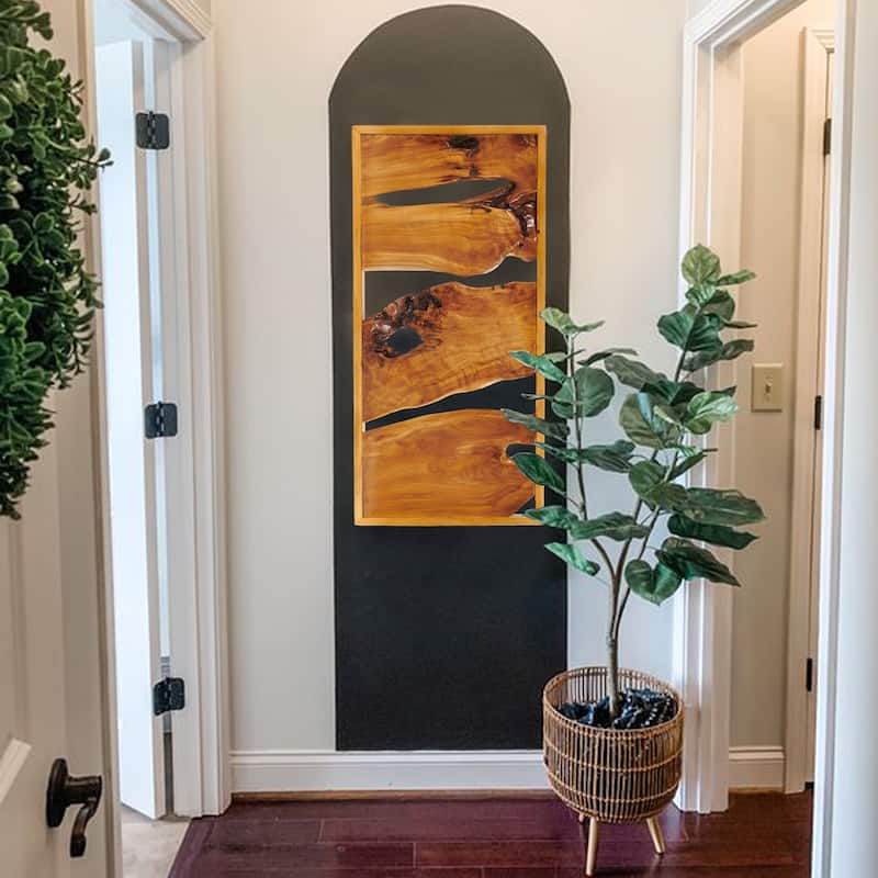 Cedar Roots Wall Decor Irregular Shape Wall Art for Home