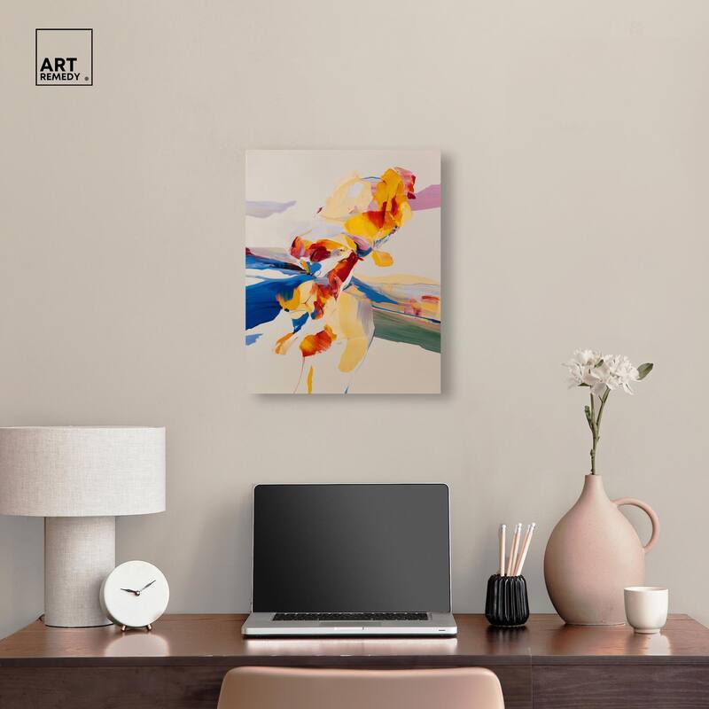 Flippant Bloom III Canvas by Art Remedy, Gallery Wrapped