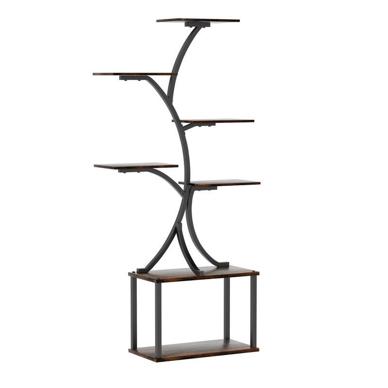 5 Tier Plant Stand Indoor Multiple Corner Flower Stand for Living Room