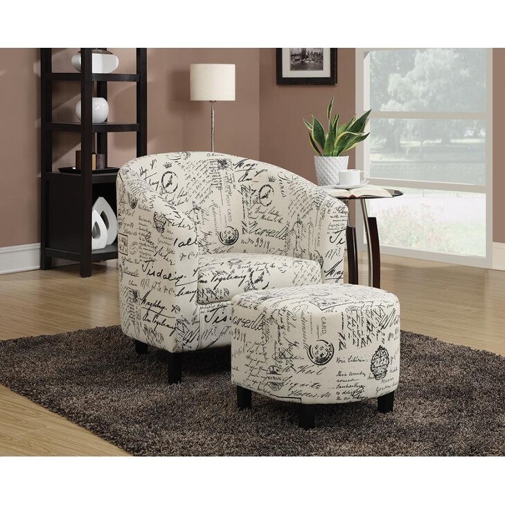 French chair with ottoman 2025