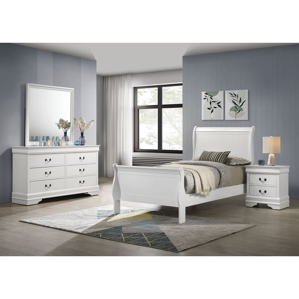 Louis Philippe Bedroom Set White