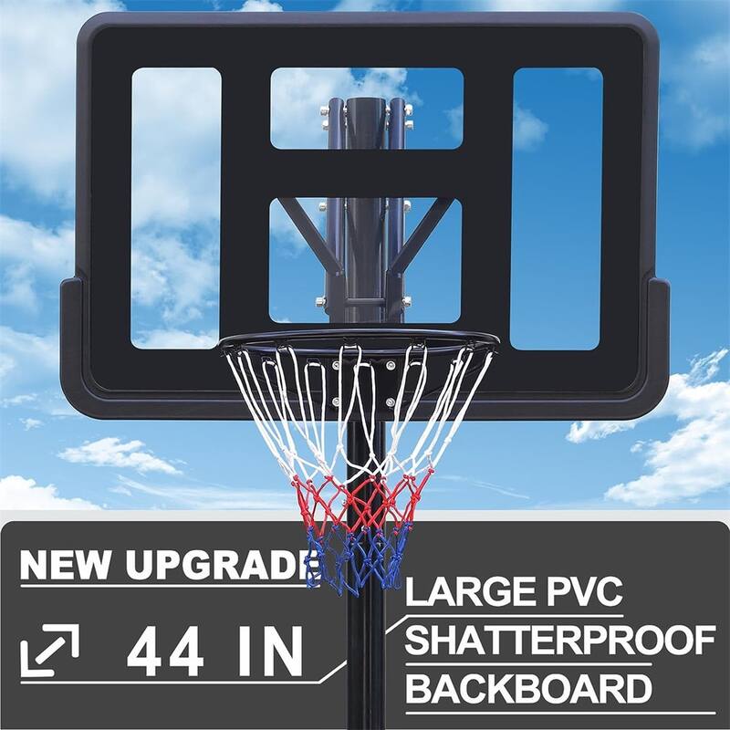 7.5 to 10FT Teenagers Portable Basketball Hoop Stand with Backboard