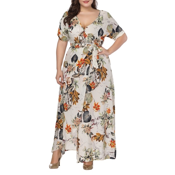 long floral sundress