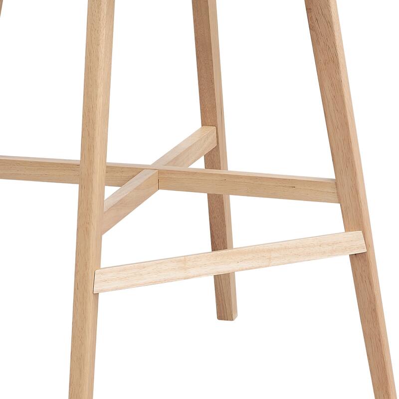 Wooden Bar Chairs Set Of 2