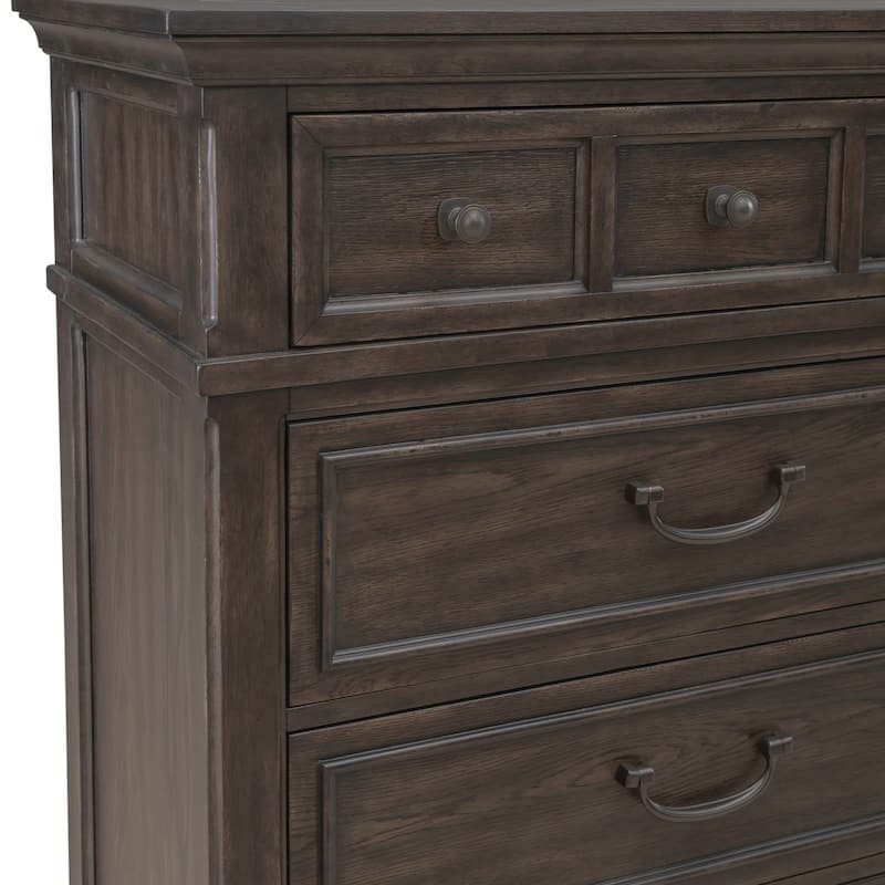 Liberty Furniture Paradise Valley King Uph Bed, Dresser & Mirror, Chest
