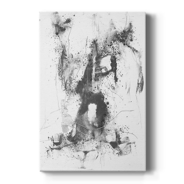 Graphite Abstract II Premium Gallery Wrapped Canvas - Ready to Hang ...