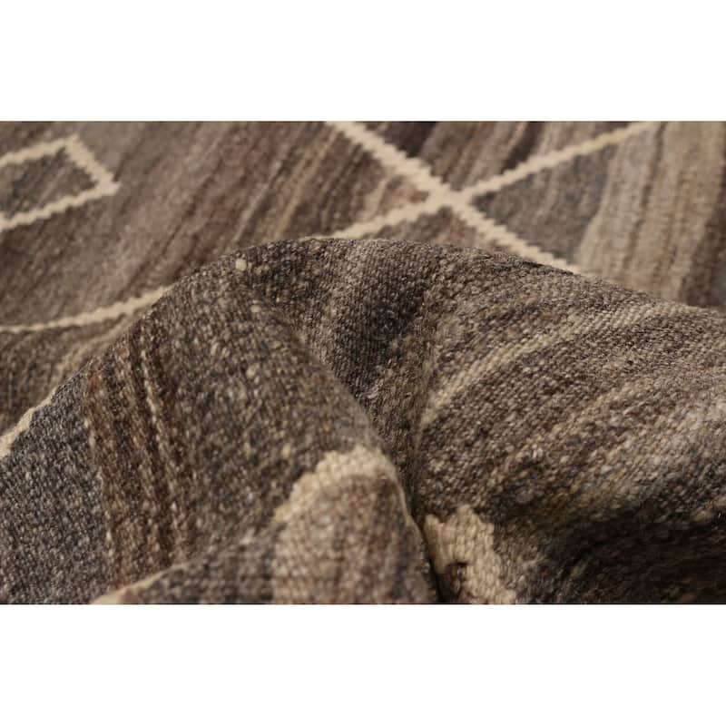 Sivas Taupe Kilim 8'6" x 11'2" - 8'6 x 11'2