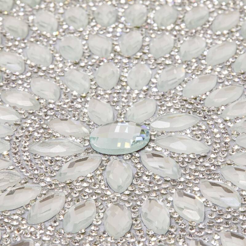 Sparkles Home Rhinestone Flower Placemat