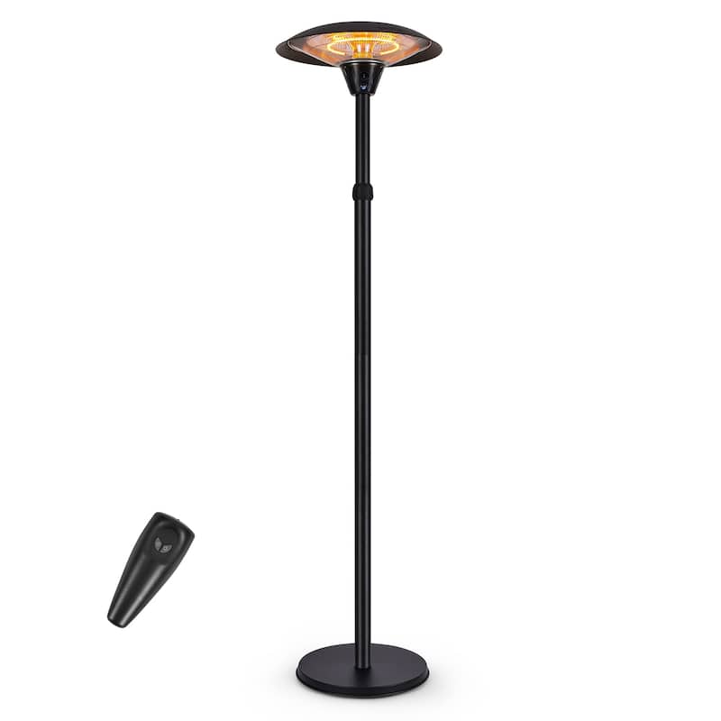 1500W Adjustable Patio Heater,Remote and Touch Control